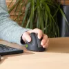 R-Go Tools ergonominė pelė R-Go HE Break su pertraukų programine įranga, vidutinė (rankos dydis 165-185 mm), kairiarankiams, Bluetooth, juoda