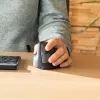 R-Go Tools ergonominė pelė R-Go HE Break su pertraukų programine įranga, vidutinė (rankos dydis 165-185 mm), kairiarankiams, Bluetooth, juoda