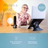 R-Go Tools nešiojamojo kompiuterio stovas R-Go Riser Document, ergonomiškas, sulankstomas ir reguliuojamas stovas su dokumentų laikikliu, juodas