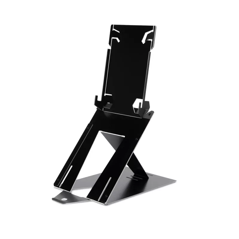 R-Go Tools planšetės ir nešiojamojo kompiuterio stovas R-Go Riser Duo, tinka 10–22 colių ekranui, juodas