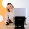 R-Go Tools planšetės ir nešiojamojo kompiuterio stovas R-Go Riser Duo, tinka 10–22 colių ekranui, juodas