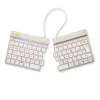 Ergonominė klaviatūra R-Go Split Break su pertraukų programine įranga, QWERTY (UK), Bluetooth, balta