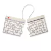 Ergonominė klaviatūra R-Go Split Break su pertraukų programine įranga, QWERTY (UK), Bluetooth, balta