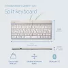 Ergonominė klaviatūra R-Go Split Break su pertraukų programine įranga, QWERTY (UK), Bluetooth, balta