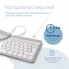 Ergonominė klaviatūra R-Go Split Break su pertraukų programine įranga, QWERTY (UK), Bluetooth, balta