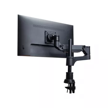 Monitoriaus rankena R-Go Caparo Single, pilnai reguliuojama su dujine spyruokle, 3-9 kg keliamoji galia, 100% žiedinė, juoda
