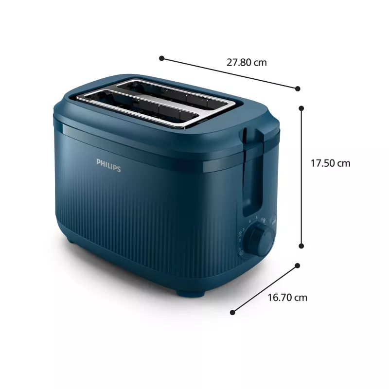 Philips 3000 series HD2511/70 skrudintuvas 2 riekėms 830 W mėlynas