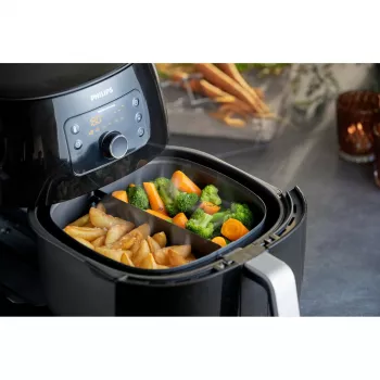 Philips Airfryer priedų rinkinys HD9950/00 XXL Party Master Kit, Philips, Airfryer XXL HD963x, HD965x, pilka, plienas, 215 mm, 198 mm