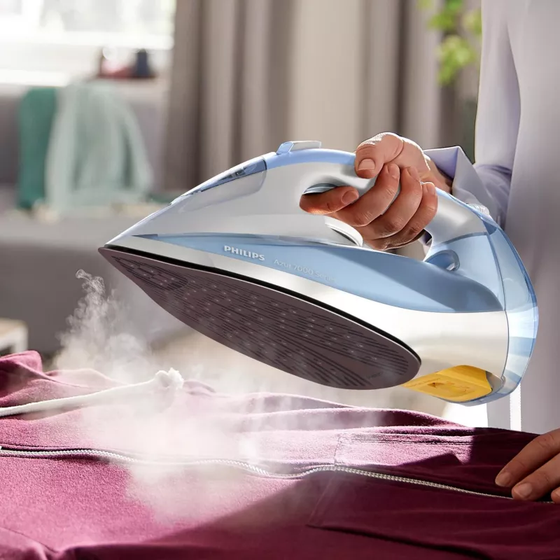 Lygintuvas Philips 7000 serijos DST7011/20 — 2600 W, 0,3 L bakelis, SteamGlide Plus padas, vertikalus garas