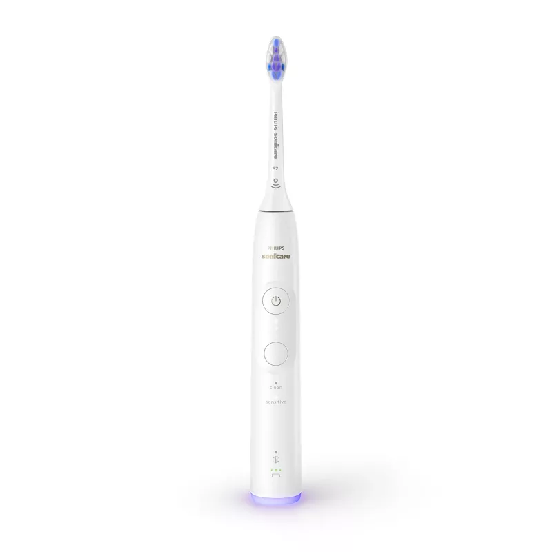 Dantų šepetėlis garsinis Philips Series 6100 HX7400/01 — 62 000 judesių/min, 2 režimai, 3 greičiai, baltas, įkraunamas