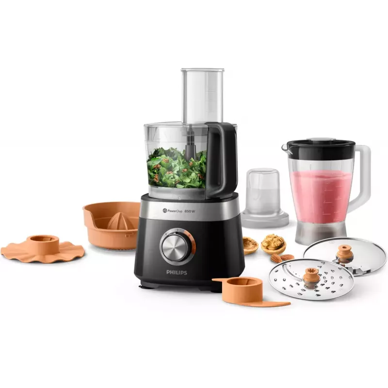 Philips Viva Collection HR7530/10 Kompaktiškas virtuvės kombainas