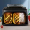 Karšto oro gruzdintuvė Philips 5000 serija NA551/00 – 9 l, 2300 W, jutiklinis valdymas, LED ekranas, juoda/sidabrinė