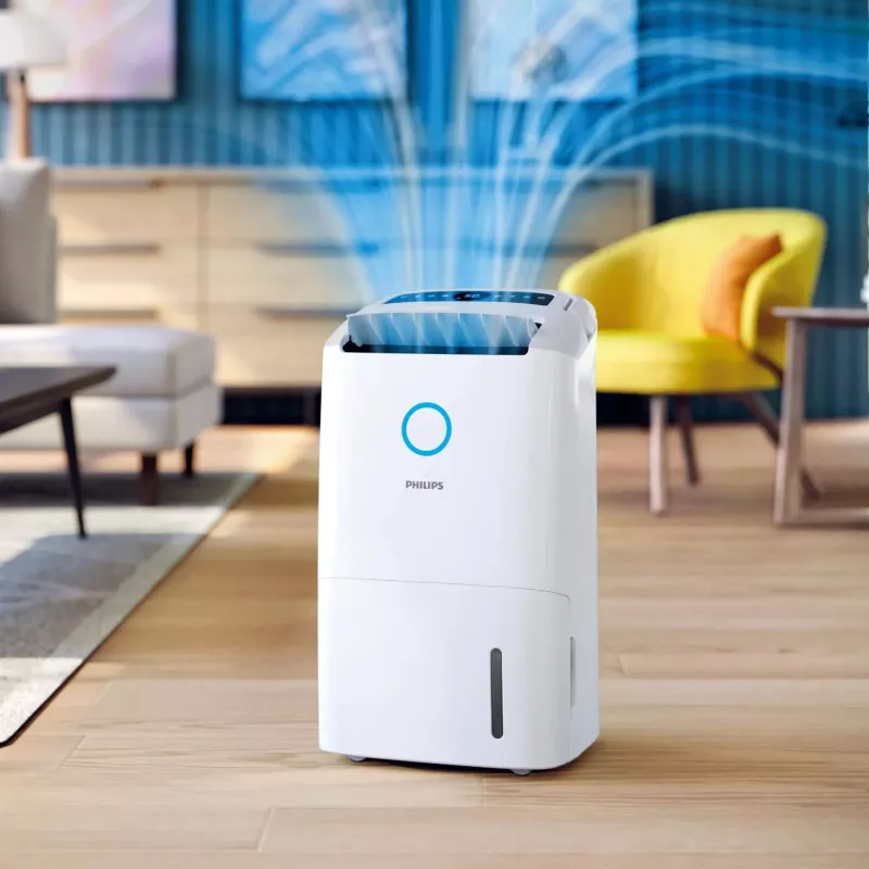 Philips 5000 serijos DE5305/11 drėkintuvas-orų valytuvas 4 L 54 dB Baltas
