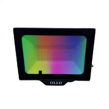 LED prožektorius lauko OLLO VS121C-50W-RGB — 50 W, 4750 lm, RGB