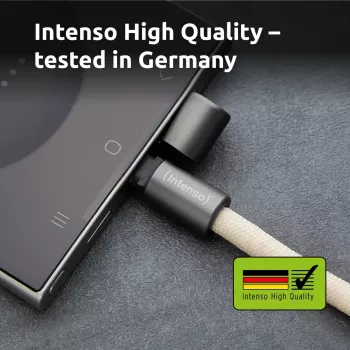 USB-C laidas Intenso Handykette 1,65 m USB-C smėlio spalvos