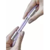 Intenso USB-C įkrovimo laidinis telefoninis pakabukas 60W greitas įkrovimas, reguliuojamas ilgis 1,65m nailonas violetinis