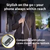 Intenso USB-C įkrovimo laidinis telefoninis pakabukas 60W greitas įkrovimas, reguliuojamas ilgis 1,65m nailonas violetinis