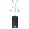 Intenso USB-C įkrovimo laidinis telefoninis pakabukas 60W greitas įkrovimas, reguliuojamas ilgis 1,65m nailonas violetinis