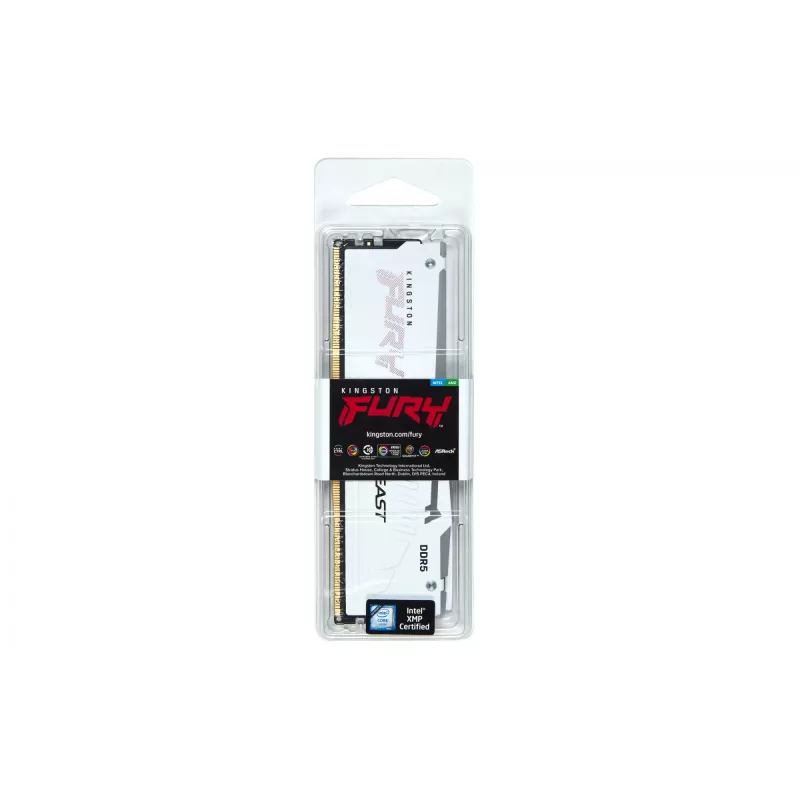 Kingston Technology FURY Beast 32 GB DDR5 6000 MT/s CL36 DIMM Baltas RGB EXPO