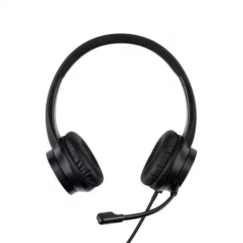 Ausinės Lindy USB-C biuro ausinės laidinės 20-20000 Hz 1.95m Juodos