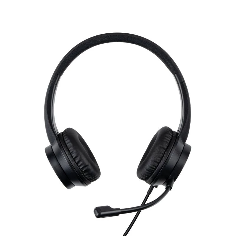 Ausinės Lindy USB-C biuro ausinės laidinės 20-20000 Hz 1.95m Juodos