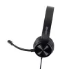 Ausinės Lindy USB-C biuro ausinės laidinės 20-20000 Hz 1.95m Juodos