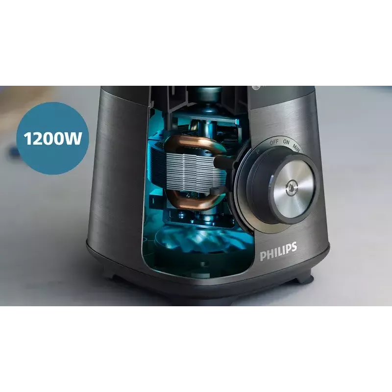 Stalinis blenderis Philips 5000 serija HR3041/00 Juoda Pilka