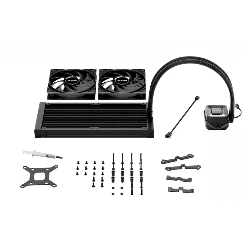 Vandens aušintuvas „All-in-One“ be quiet! PURE LOOP 3 — 140 mm ventiliatorius, juodas, palaiko LGA 1150/1151/1155/1200/1700 ir AM4/AM5
