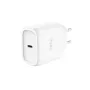 TRUST Maxo 45W USB-C GaN įkroviklis, 45 W, USB-C išėjimas, 20 V maks., 2 m kabelis, baltas