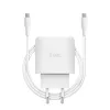 TRUST Maxo 45W USB-C GaN įkroviklis, 45 W, USB-C išėjimas, 20 V maks., 2 m kabelis, baltas