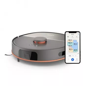 Philips XU5000/10 robotinis dulkių siurblys – 0,26 L dulkių maišelis, Li‑Ion 4800 mAh, 200 min veikimo laikas