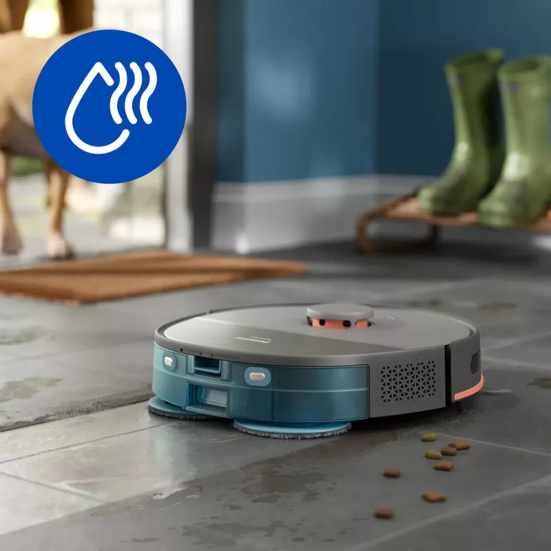 Philips XU5000/10 robotinis dulkių siurblys – 0,26 L dulkių maišelis, Li‑Ion 4800 mAh, 200 min veikimo laikas