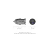 Automobilinis įkroviklis Vention Two-Port USB A+C (18/20) pilkas mini stiliaus aliuminio lydinys