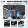 Automobilinis įkroviklis Vention Two-Port USB A+C (18/20) pilkas mini stiliaus aliuminio lydinys