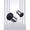 Automobilinis įkroviklis Vention Two-Port USB A+C (18/20) pilkas mini stiliaus aliuminio lydinys