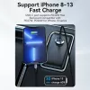 Automobilinis įkroviklis Vention Two-Port USB A+C (18/20) pilkas mini stiliaus aliuminio lydinys