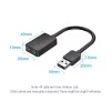 Vention 2 prievadų USB išorinė garso plokštė 0,15 m Juoda 2.1 kanalai 16 bit
