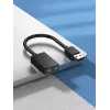 Vention 2 prievadų USB išorinė garso plokštė 0,15 m Juoda 2.1 kanalai 16 bit