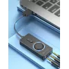 Vention USB 2.0 išorinis stereo garso adapteris su garsumo valdymu 0,15 m juodas ABS