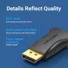 Vientis HDMI adapteris DisplayPort į HDMI Vention HBOB0, DisplayPort (vyriškas) į HDMI (moteriškas), juodas, auksuoti kontaktai
