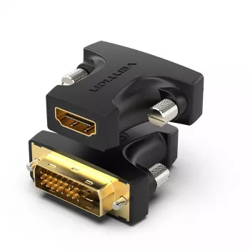 Vention HDMI moteriškas į DVI (24+1) vyriškas adapteris, juodas, 1920×1080 60Hz