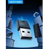 USB Bluetooth tinklo adapteris Vention NAHB0 — belaidis USB pagrindinis įrenginys, Bluetooth sąsaja, juoda