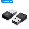 USB Bluetooth tinklo adapteris Vention NAHB0 — belaidis USB pagrindinis įrenginys, Bluetooth sąsaja, juoda