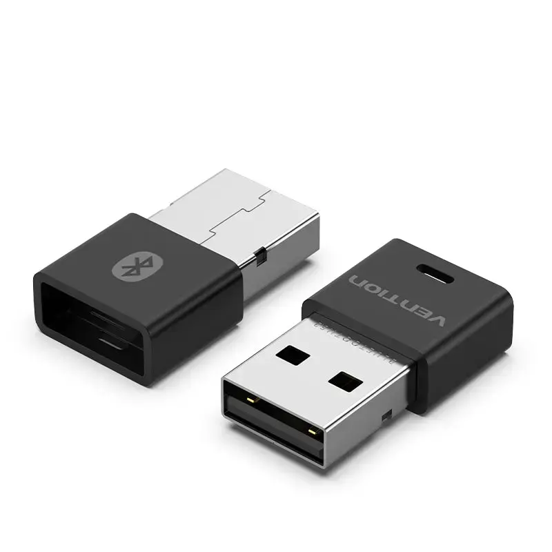 USB Bluetooth tinklo adapteris Vention NAHB0 — belaidis USB pagrindinis įrenginys, Bluetooth sąsaja, juoda