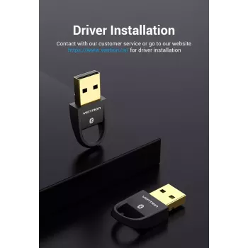 USB Bluetooth 5.0 adapteris Vention CDSB0 juodas