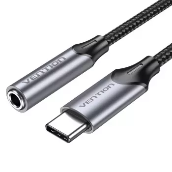 Vention BGMHA USB-C į 3,5 mm ausinių adapteris, pilkas