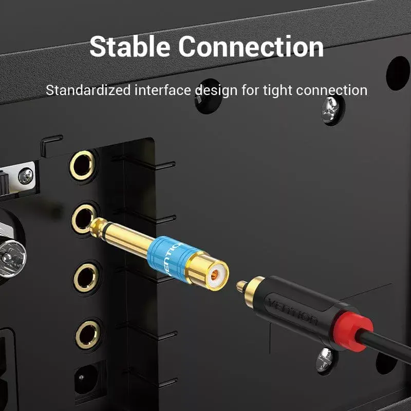 Vention VDD-C03 audio adapteris 6,35 mm–RCA