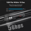 Vention 2-in-1 USB 3.2 Gen 1 (USB 3.0) kortelių skaitytuvas — SD ir MicroSD, juodas, kompaktiškas