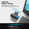 Vention 2-in-1 USB 3.0 A kortelių skaitytuvas SD+TF, USB 3.2 Gen 1, 5000 Mbit/s, juodas