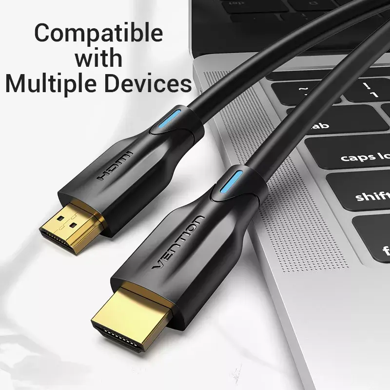 Vention 8K HDMI laidas 2 m juodas 48 Gbit/s HDMI 2.1